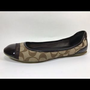 Coach Cecile Brown Ballet Flats Women’s 9.5 B